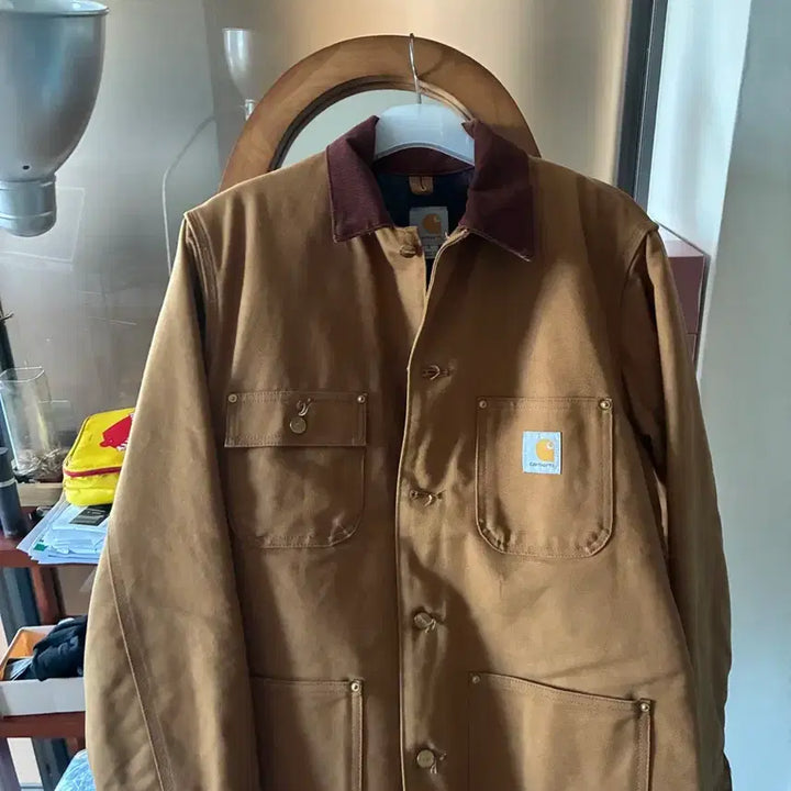 [BUNJANG] Carhartt C02 Sandstone Duck Chore Coat - Brown - S / 칼하트] C02 샌드스톤 덕 초어코트 / 브라운 / S