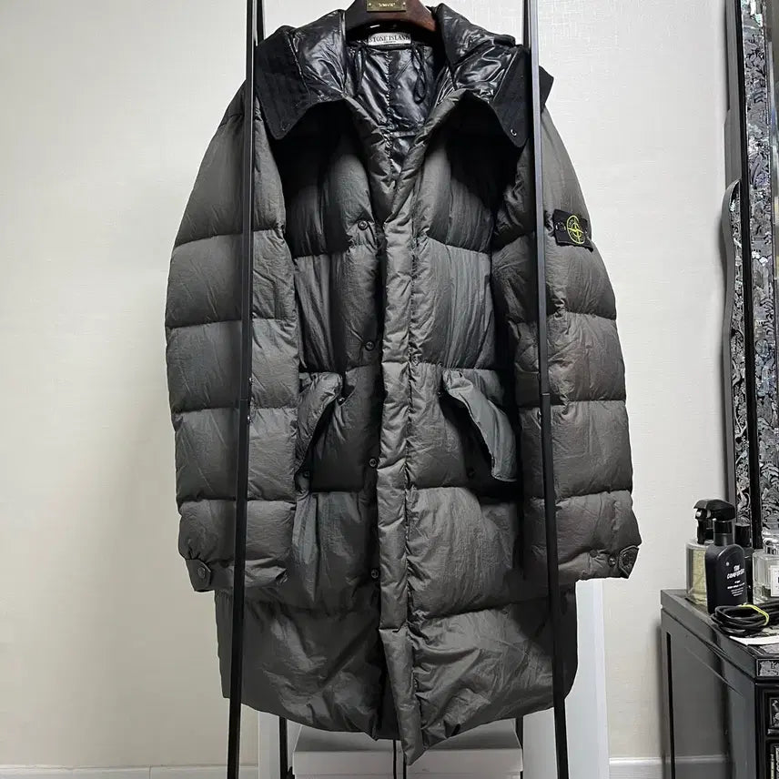 [BUNJANG] Stone Island AW09 Vintage Fish Tail Long Padding Jacket / 정품 XL) 스톤아일랜드 AW09 빈티지 피쉬테일 롱패딩