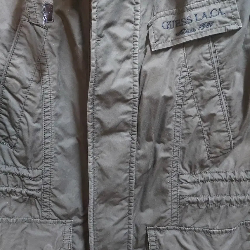 [BUNJANG] Guess Military Field Jacket (Slim Fit) / 게스 밀리터리 야상 자켓 슬림100