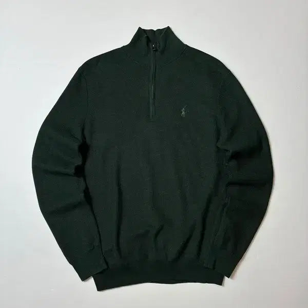 [BUNJANG] Polo Ralph Lauren Pima Cotton Half-Zip Knit Sweater / 폴로 랄프로렌 피마코튼 하프집 니트 PN8775