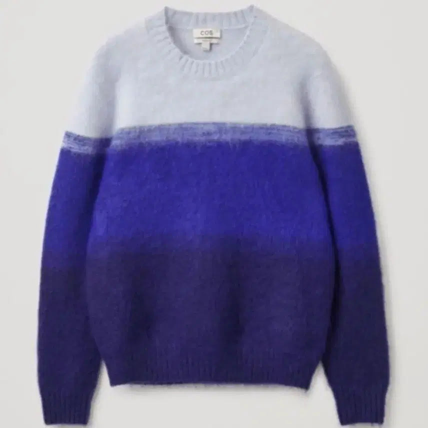 [BUNJANG] COS Color Block Mohair Knit Sweater / [XL] 코스 컬러 블록 니트