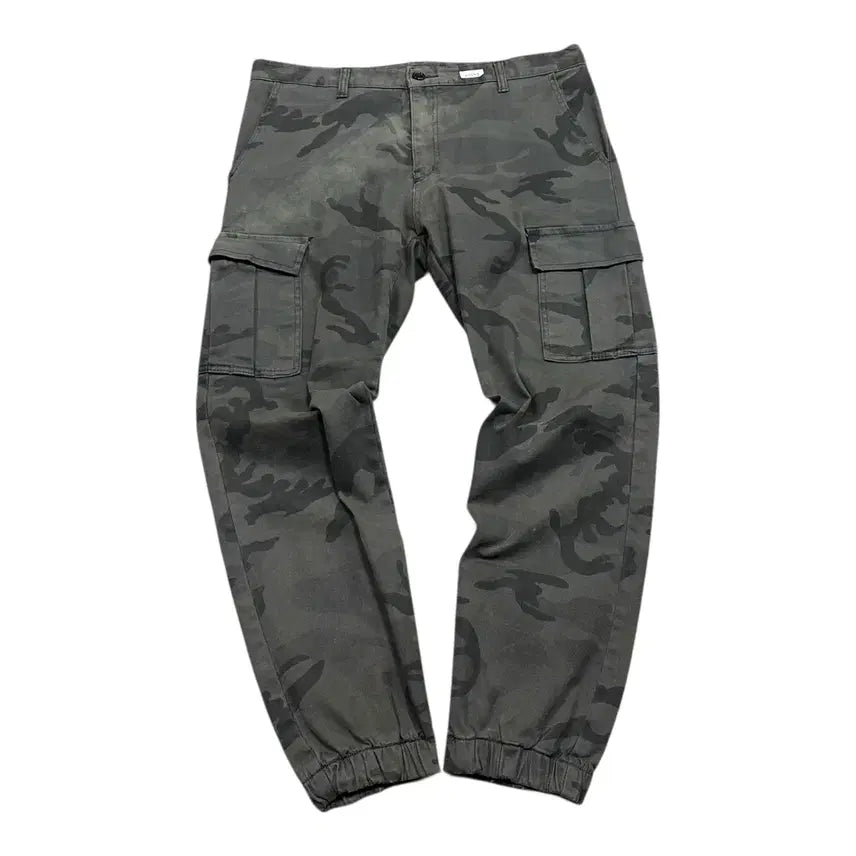 [BUNJANG] Vintage Camo Cargo Jogger Pants / (바배) 빈티지 카모 카고 조거 팬츠
