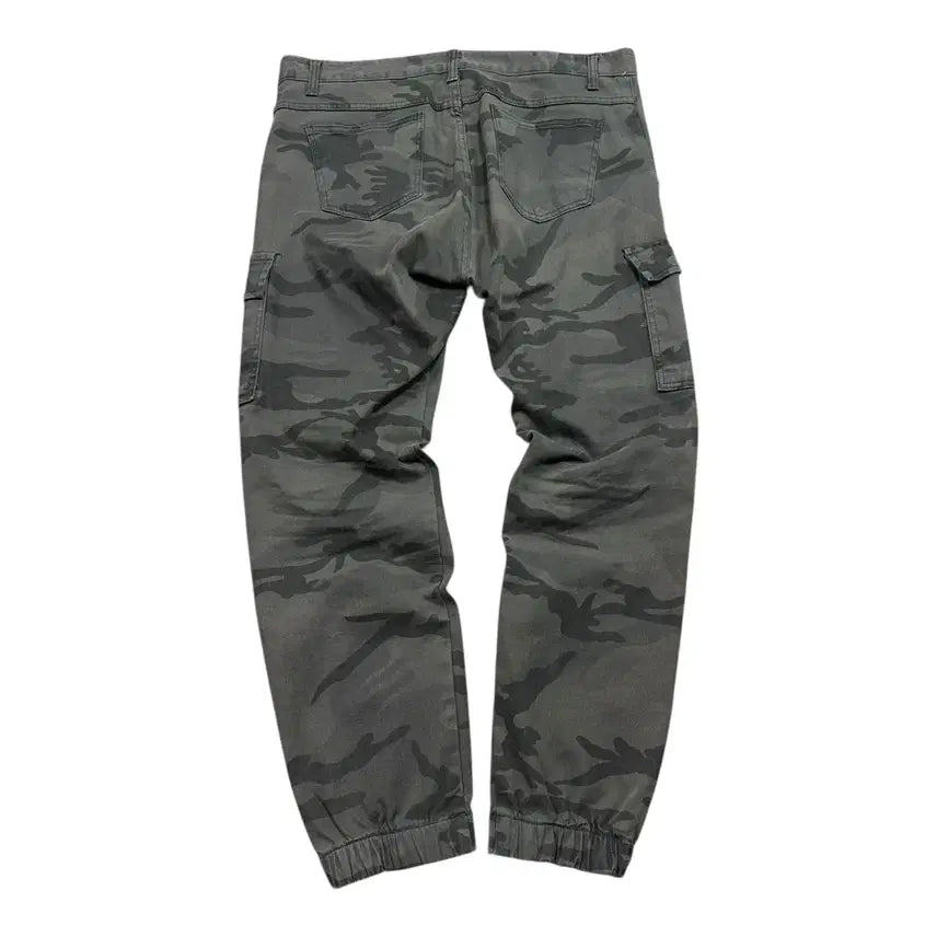 [BUNJANG] Vintage Camo Cargo Jogger Pants / (바배) 빈티지 카모 카고 조거 팬츠