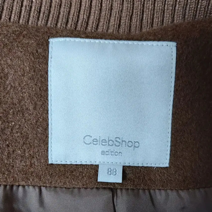 [BUNJANG] CelebShop Brown Wool Cashmere Coat / CelebShop edition 브라운 모직 코트 (88사이즈)100