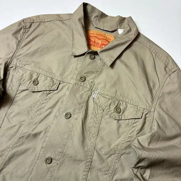 [SOLD OUT] 리바이스 타입 3 베이지 코튼 트러커 자켓 PN8805