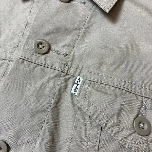 [SOLD OUT] 리바이스 타입 3 베이지 코튼 트러커 자켓 PN8805