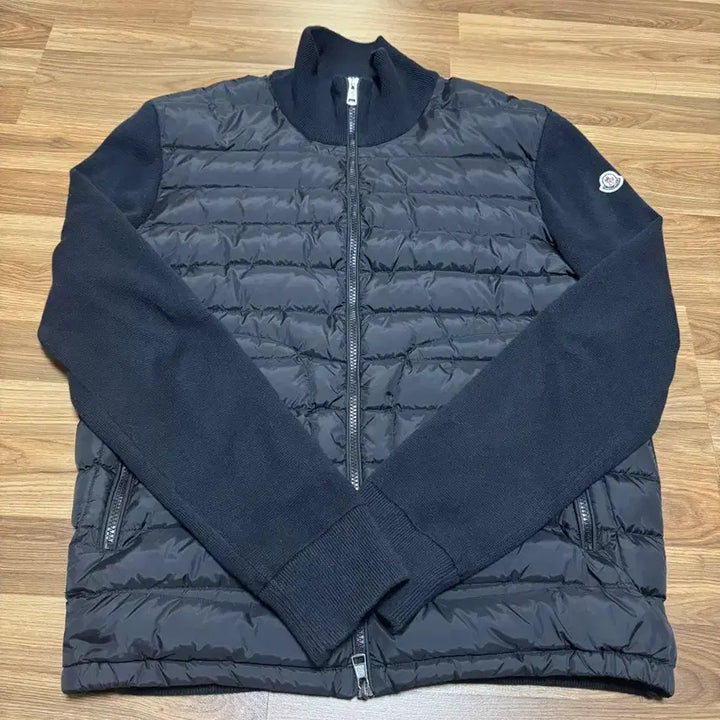 [BUNJANG] Moncler Knit Padded Jacket Black XL / 몽클레어 니트패딩 블랙XL