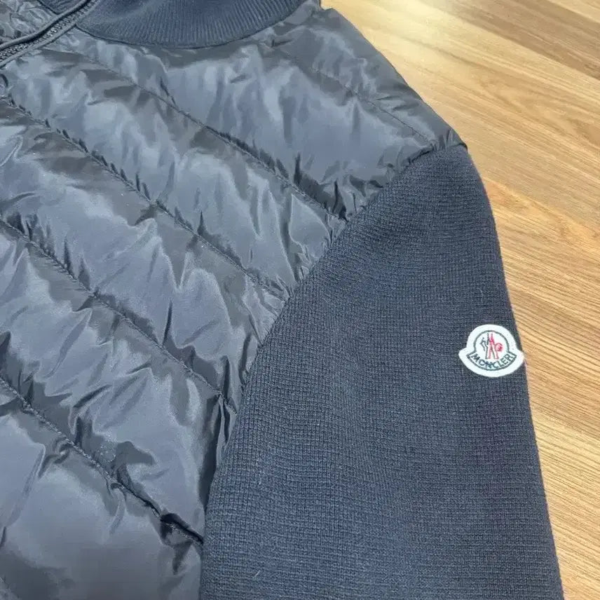[BUNJANG] Moncler Knit Padded Jacket Black XL / 몽클레어 니트패딩 블랙XL