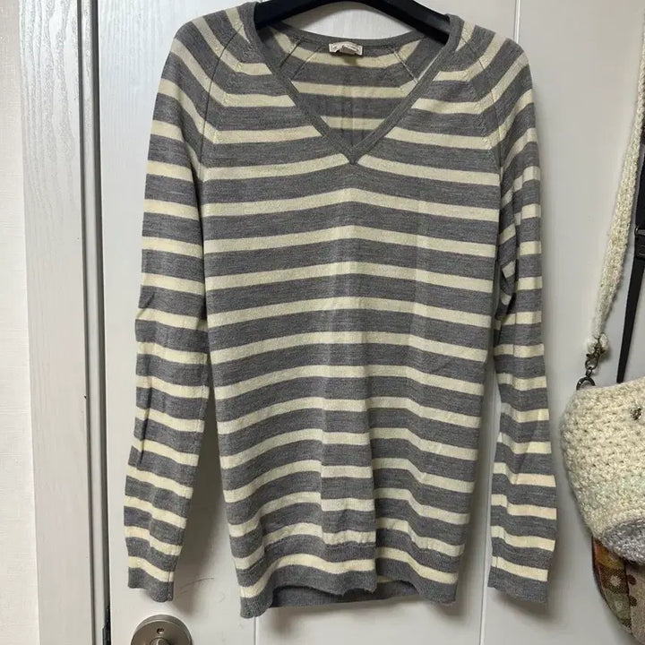 [BUNJANG] Kamomesanjo Vintage Mori Gap Striped Knit Top / 카모메산장 빈티지 모리 갭 gap 스트라이프 니트 상의