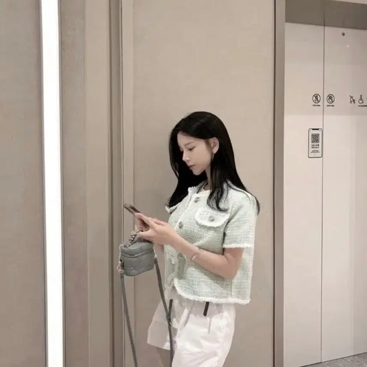 [BUNJANG] ELDINE Cotton Pinstuck Belted Shorts Set / 엘딘 몬드 코튼 핀턱 벨트 숏팬츠 허리 벨트 세트 포함