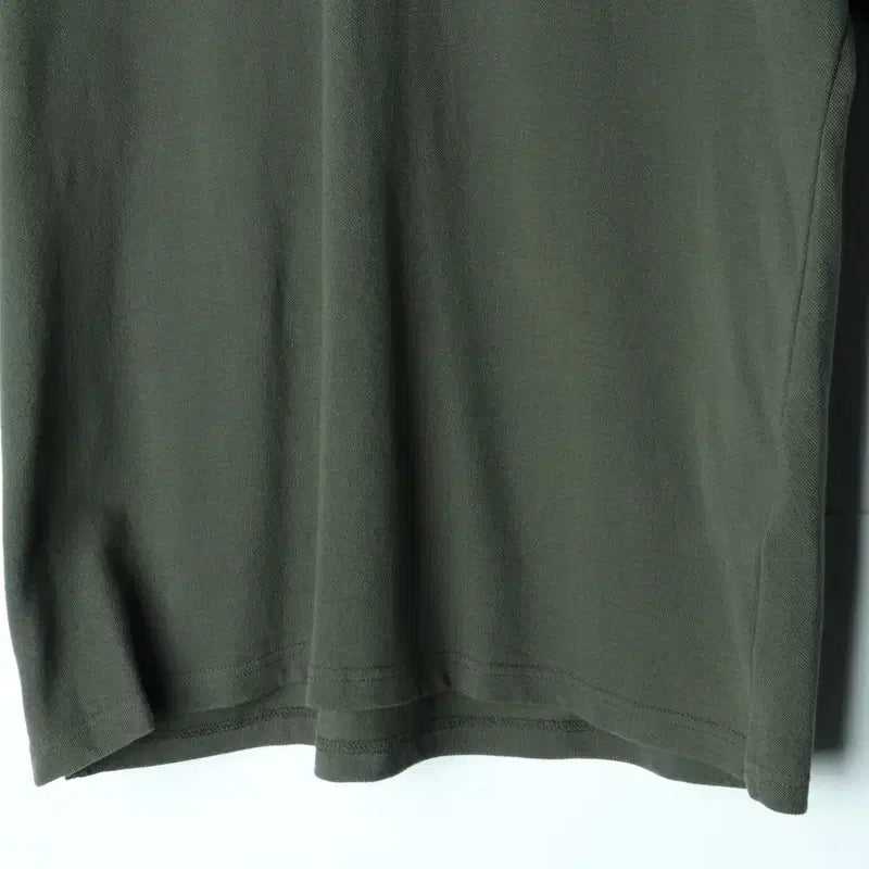 [BUNJANG] Lap12 Khaki Short Sleeve Polo Shirt (XL-3XL) / (XL-3XL) 랩12 반팔 카라 티셔츠 카키 빅사이즈 노코어-17BC5