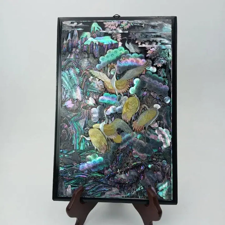 [BUNJANG] 1970s Vintage Mother of Pearl Inlay Frame / 70S 빈티지 자개액자 creative reuse Frame 49