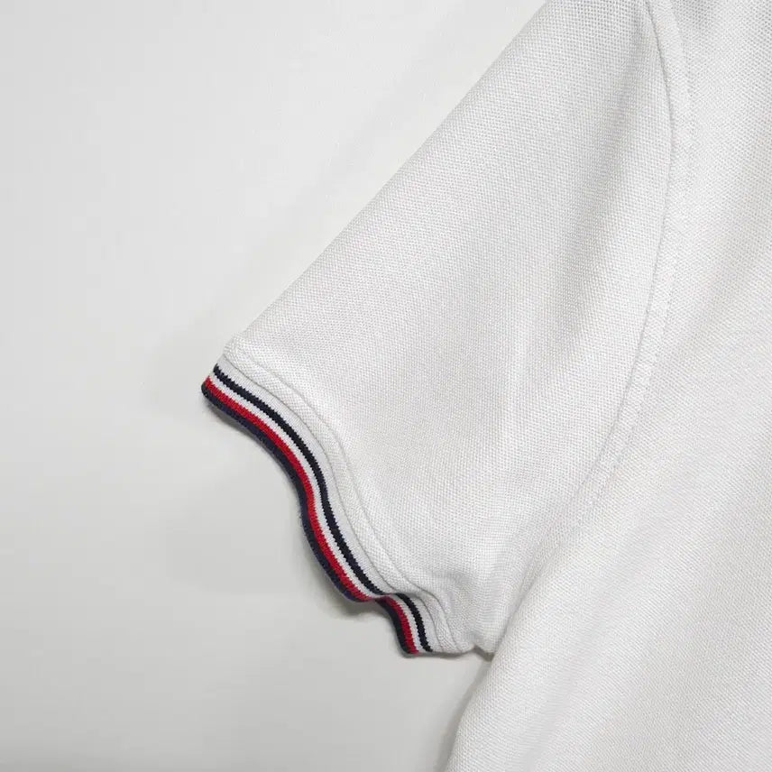 [BUNJANG] Tommy Hilfiger Polo Shirt White S / 55~66 타미힐피거 반팔 카라티 화이트 S힐피거 PK티 카라티