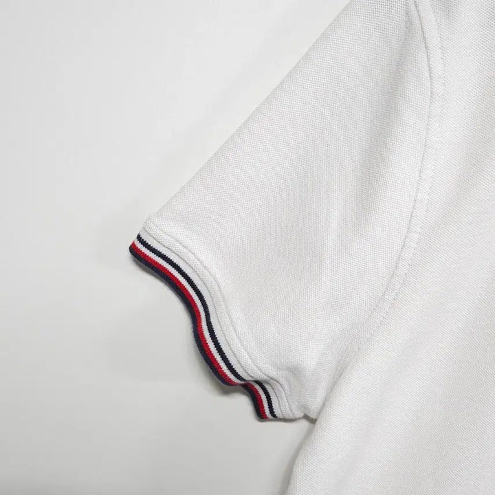 [BUNJANG] Tommy Hilfiger Polo Shirt White S / 55~66 타미힐피거 반팔 카라티 화이트 S힐피거 PK티 카라티
