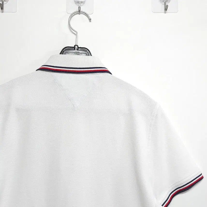 [BUNJANG] Tommy Hilfiger Polo Shirt White S / 55~66 타미힐피거 반팔 카라티 화이트 S힐피거 PK티 카라티