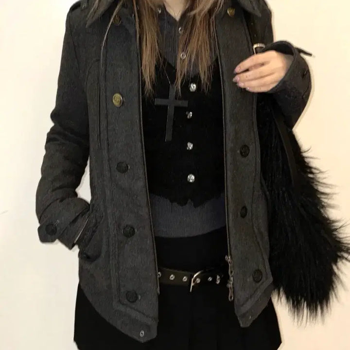 [BUNJANG] PPFM Napoleon Wool Coat Jacket - Japanese Vintage / PPFM 나폴레옹 울 코트 자켓 일본빈티지