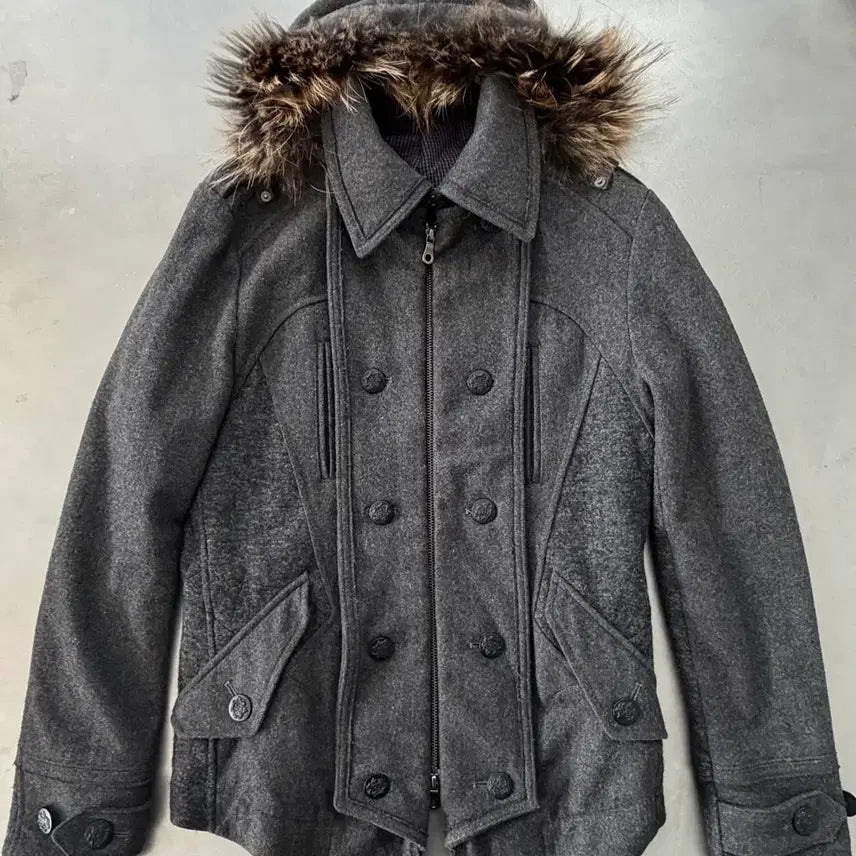[BUNJANG] PPFM Napoleon Wool Coat Jacket - Japanese Vintage / PPFM 나폴레옹 울 코트 자켓 일본빈티지