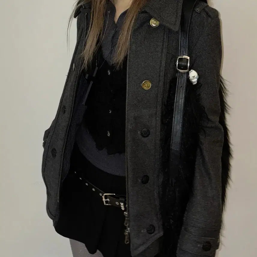 [BUNJANG] PPFM Napoleon Wool Coat Jacket - Japanese Vintage / PPFM 나폴레옹 울 코트 자켓 일본빈티지