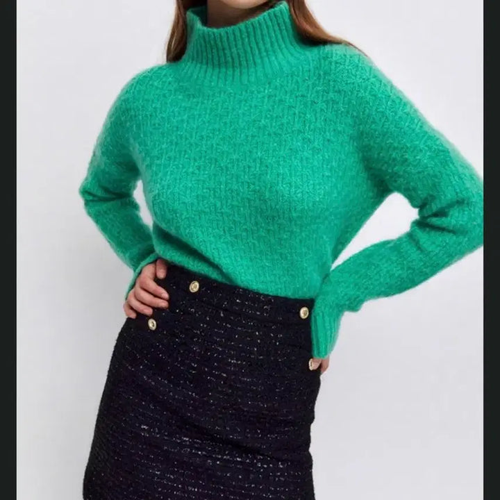 [BUNJANG] Maje Pearl Tweed Button Skirt / maje 마쥬 펄 트위드 버튼 스커트