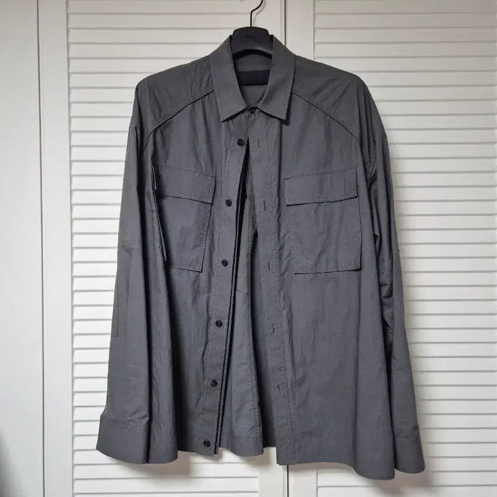 [SOLD OUT] (46)준지 SS22 더블 레이어드 오버핏 셔츠 자켓