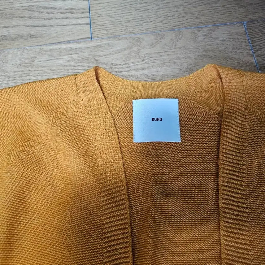 [BUNJANG] Kuho Wool/Silk Blend Long Knit Cardigan / (새상품) 구호 울/견혼방 롱니트 가디건