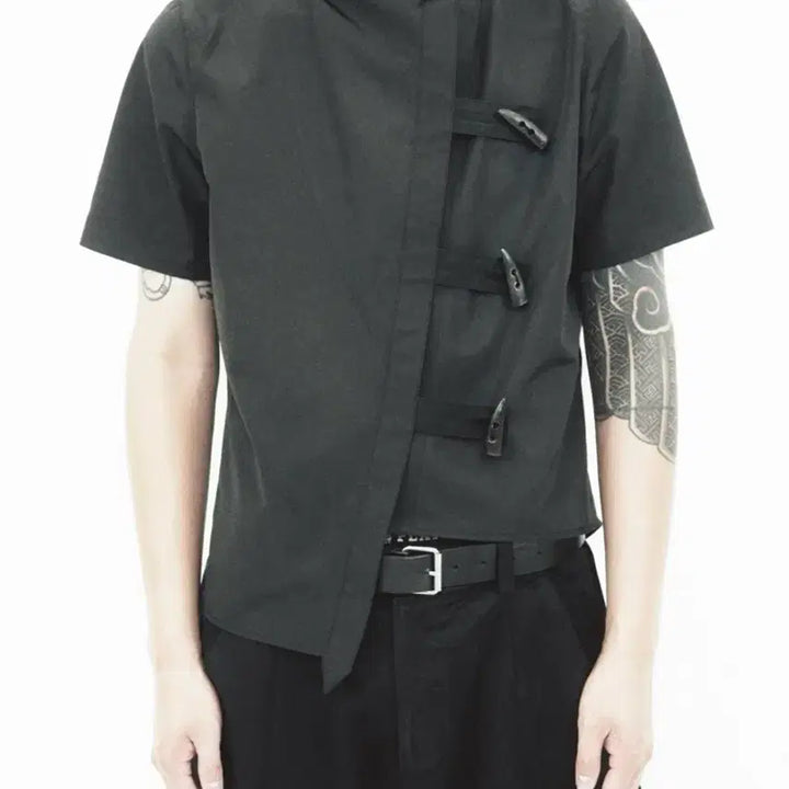 [BUNJANG] yyyy BLACK HORN NYLON SHIRT Size 2 / [2] yyyy BLACK HORN NYLON SHIRTS
