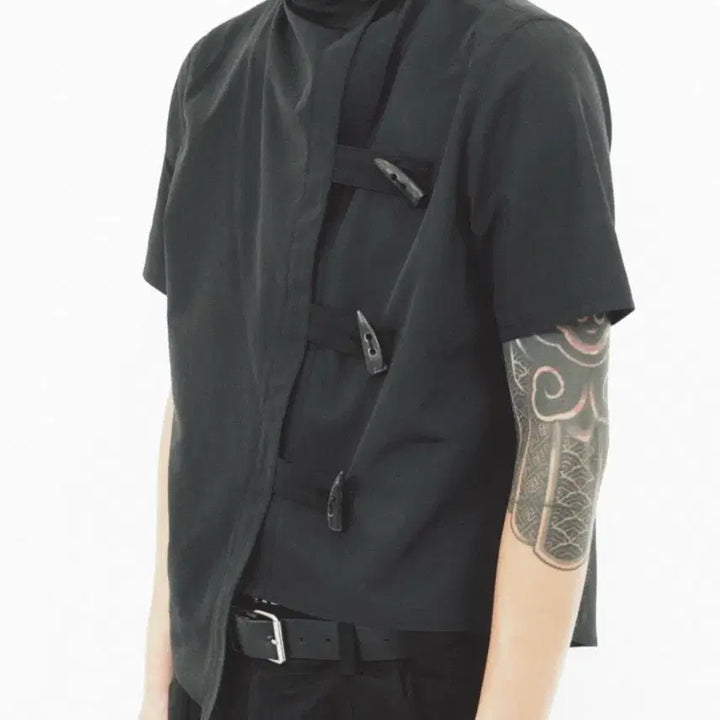 [BUNJANG] yyyy BLACK HORN NYLON SHIRT Size 2 / [2] yyyy BLACK HORN NYLON SHIRTS