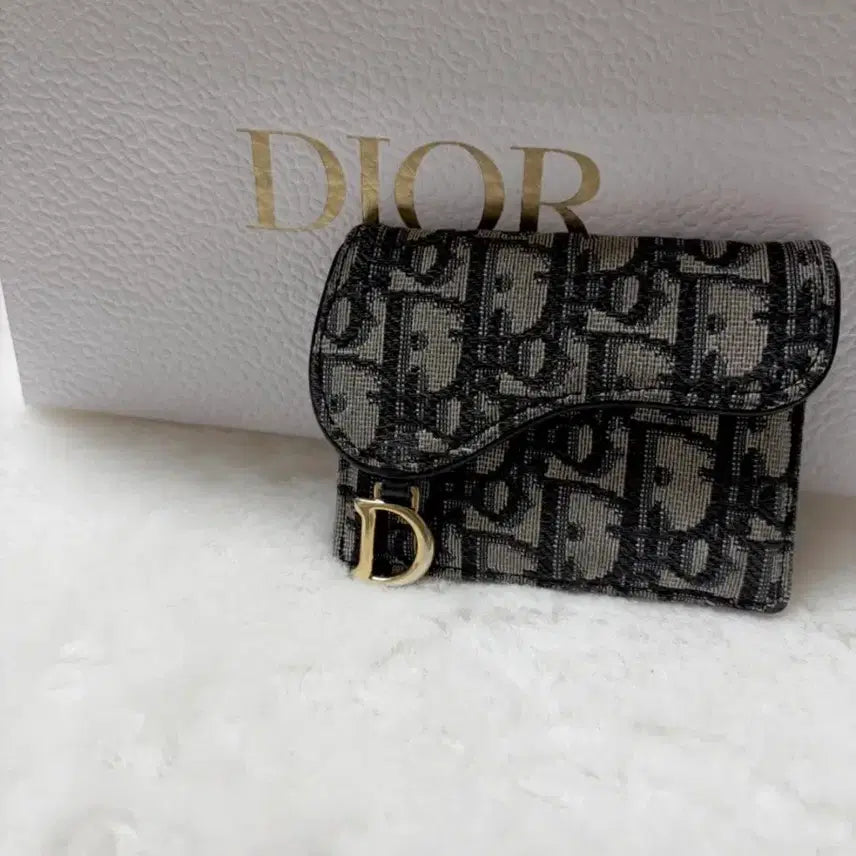 [BUNJANG] Dior Oblique Card Wallet Black / 디올 오블리크 카드지갑 블랙 Dior