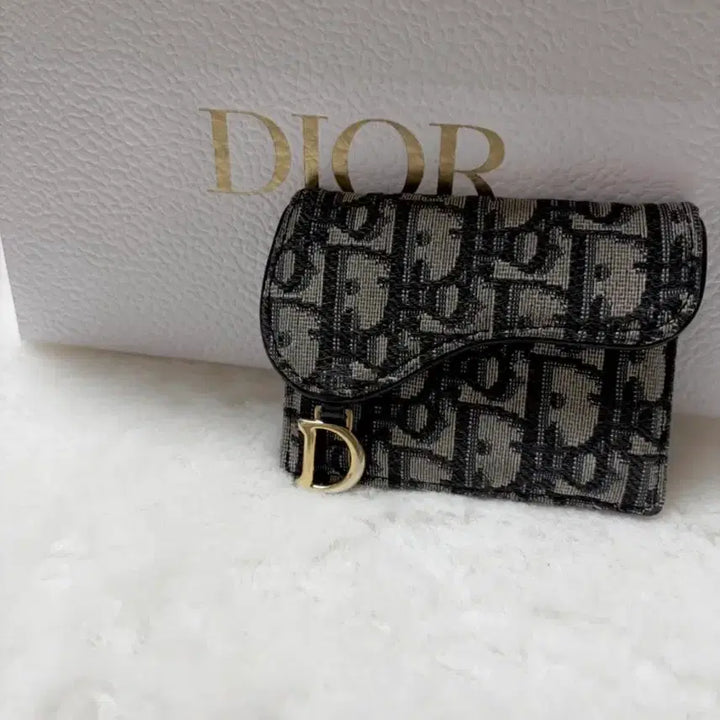 [BUNJANG] Dior Oblique Card Wallet Black / 디올 오블리크 카드지갑 블랙 Dior