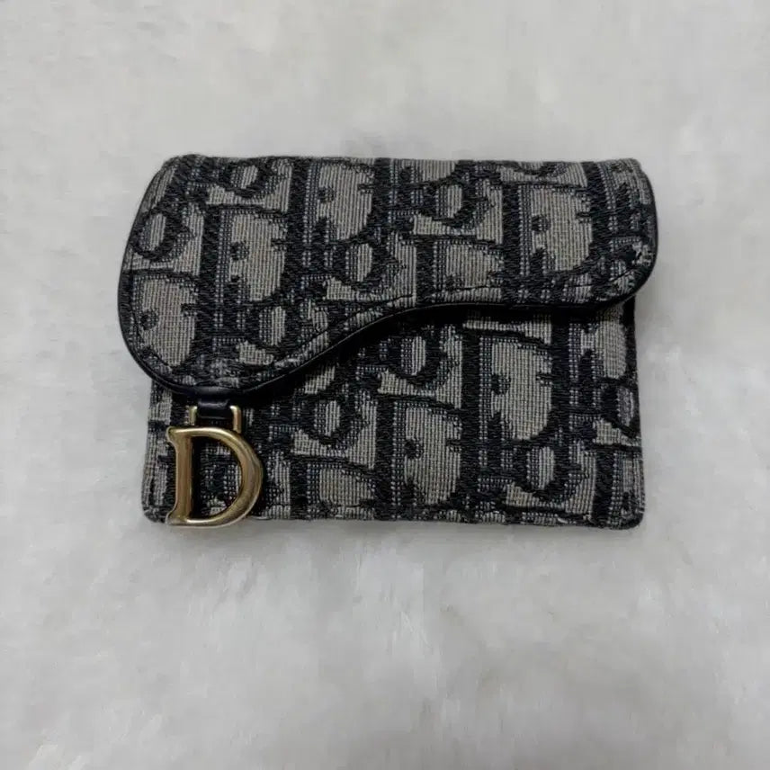 [BUNJANG] Dior Oblique Card Wallet Black / 디올 오블리크 카드지갑 블랙 Dior