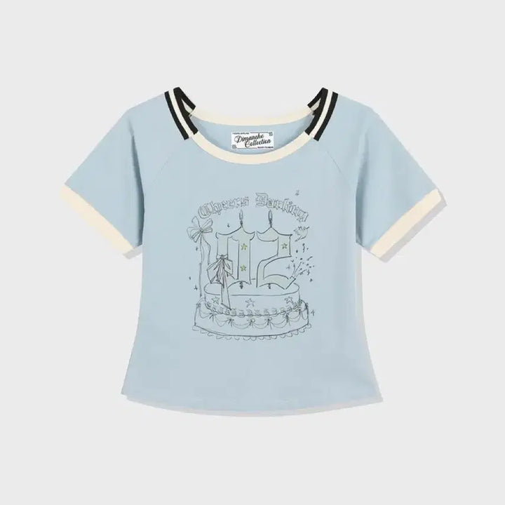 [SOLD OUT] 디망쉬 빈티지 스포츠 티셔츠 스카이