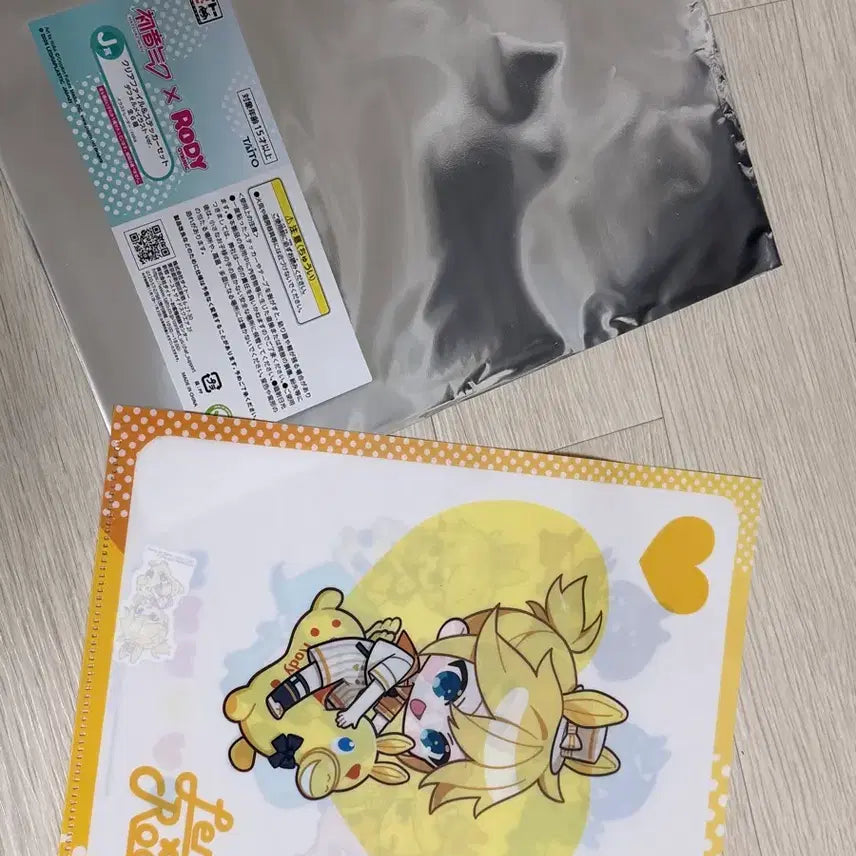 [BUNJANG] Taito Hatsune Miku Rody Len Clear File / 타이토 쿠지 하츠네미쿠 * RODY J상 렌 클리어 화일