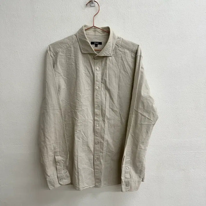 [BUNJANG] Allegri Summer Cotton Basic Shirt L / 알레그리 썸머 코튼 베이직 셔츠 L