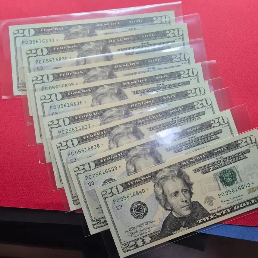 [BUNJANG] 2017 US $20 Star Note Uncirculated / 미국 20달러 스타노트 미사용-2017