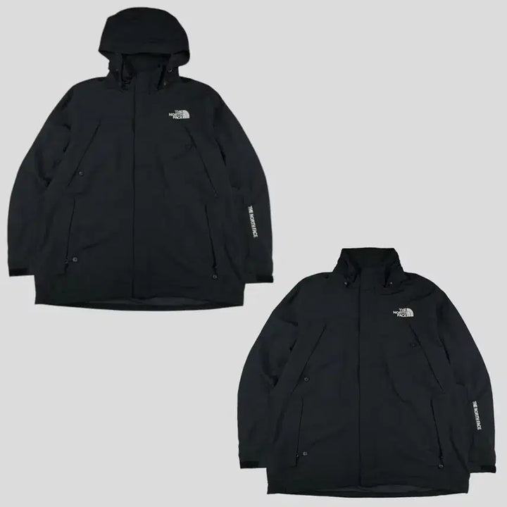 [BUNJANG] The North Face Black White Logo Spellout Hidden Zipper Nylon Challenge Windbreaker L / 라코스테 그레이 블랙 크록로고 코튼 스웻 바시티 블루종 캐주얼자켓 WOM