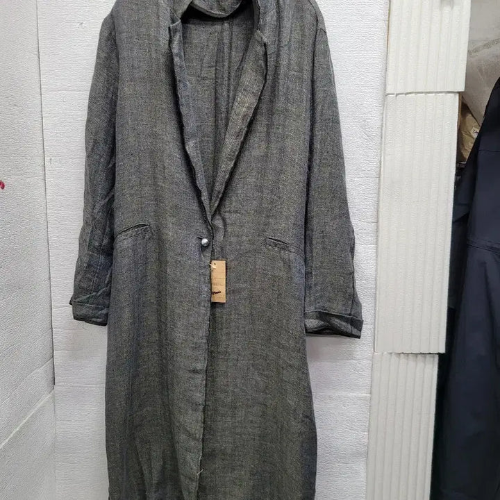 [BUNJANG] JESSI Linen Long Coat / JESSI 린넨 롱 코트