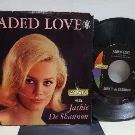 [BUNJANG] Jackie DeShannon "Faded Love / Dancing Silhouettes" 1963 US 7" EP / (7인치 EP) Jackie DeShannon - 1963년 US 초반