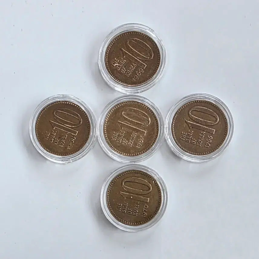 [SOLD OUT] 1966년 10원 주화 ~1970년 10원 5종류