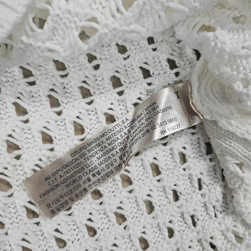 [BUNJANG] Massimo Dutti Crochet Knit Top / [Massimo Dutti] 마시모두띠 크로셰 니트 M