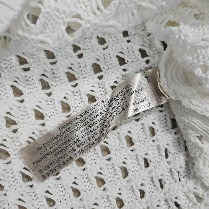 [BUNJANG] Massimo Dutti Crochet Knit Top / [Massimo Dutti] 마시모두띠 크로셰 니트 M