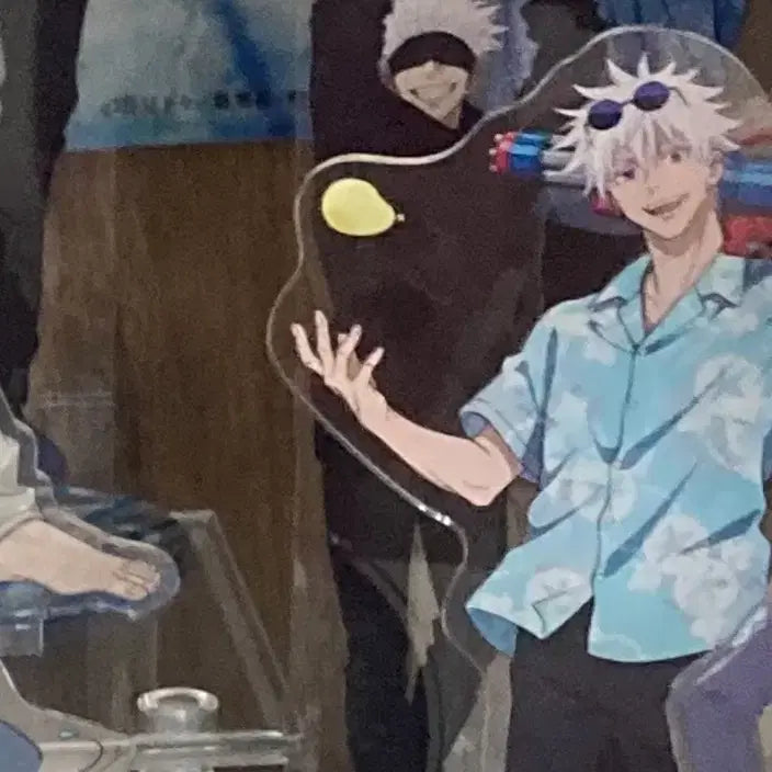 [BUNJANG] Jujutsu Kaisen Gojo Satoru Basketball Acrylic Stand / 주술회전 고죠 사토루 농구 아크릴 스탠드