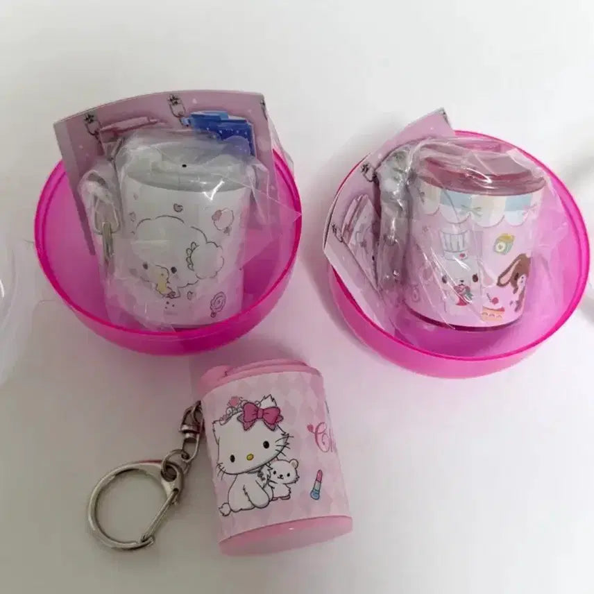 [BUNJANG] Sanrio Coin Cylinder Case Set / 산리오 코인 실린더 가챠 엔화 동전 케이스 챠미키티 슈가 바니즈 코기뮹