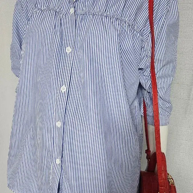 [BUNJANG] Striped Shirt / 상태굿 스트라이프 셔츠 ..반품 56 길이 64