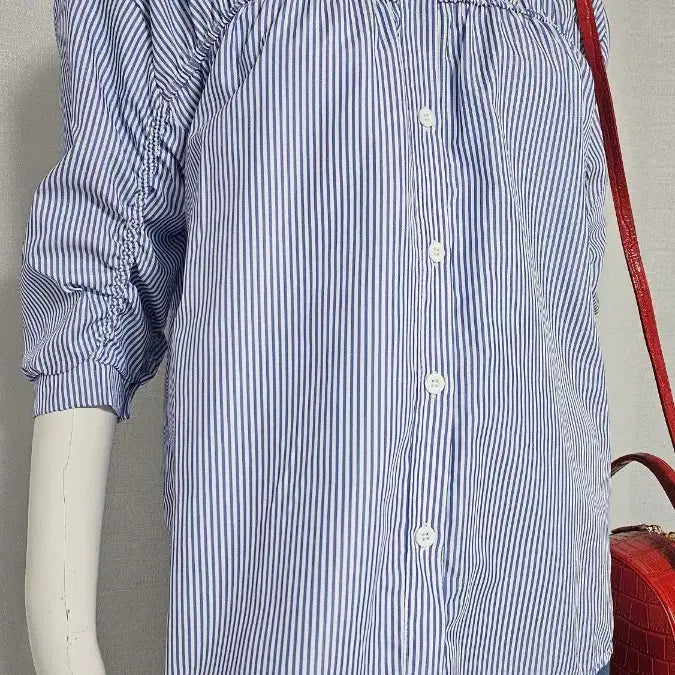 [BUNJANG] Striped Shirt / 상태굿 스트라이프 셔츠 ..반품 56 길이 64