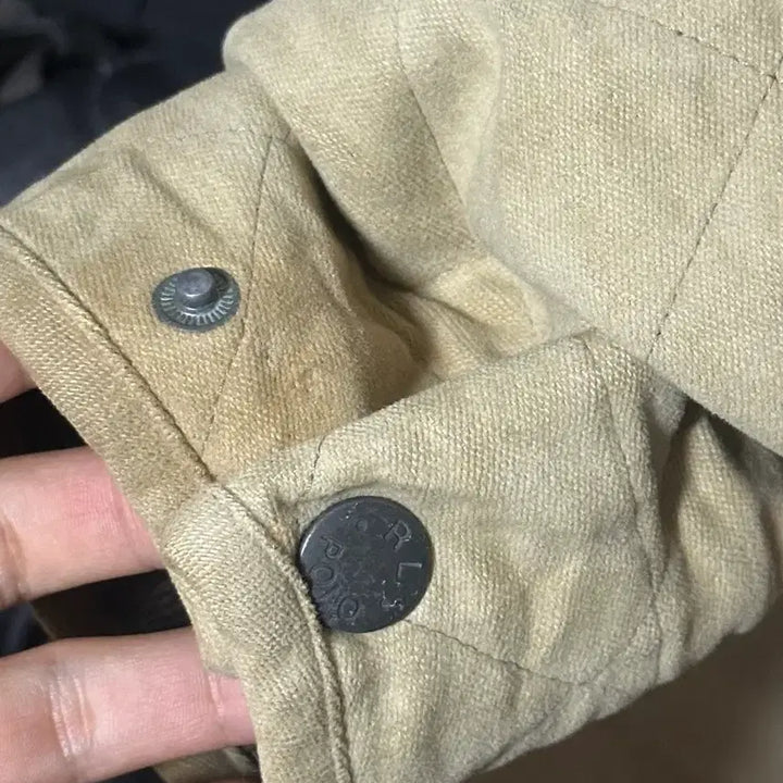 [BUNJANG] Polo Ralph Lauren Quilted Jacket Beige / 폴로 랄프로렌 퀼팅 자켓 베이지