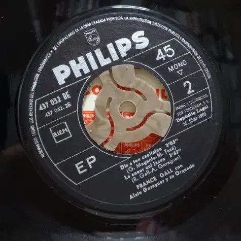 [BUNJANG] France Gall 1965 Spain EP Vinyl Record / (7인치 EP) France Gall - 1965년 SPAIN 초반
