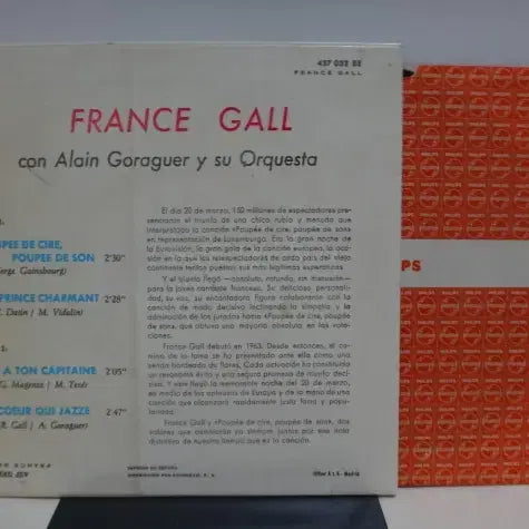 [BUNJANG] France Gall 1965 Spain EP Vinyl Record / (7인치 EP) France Gall - 1965년 SPAIN 초반