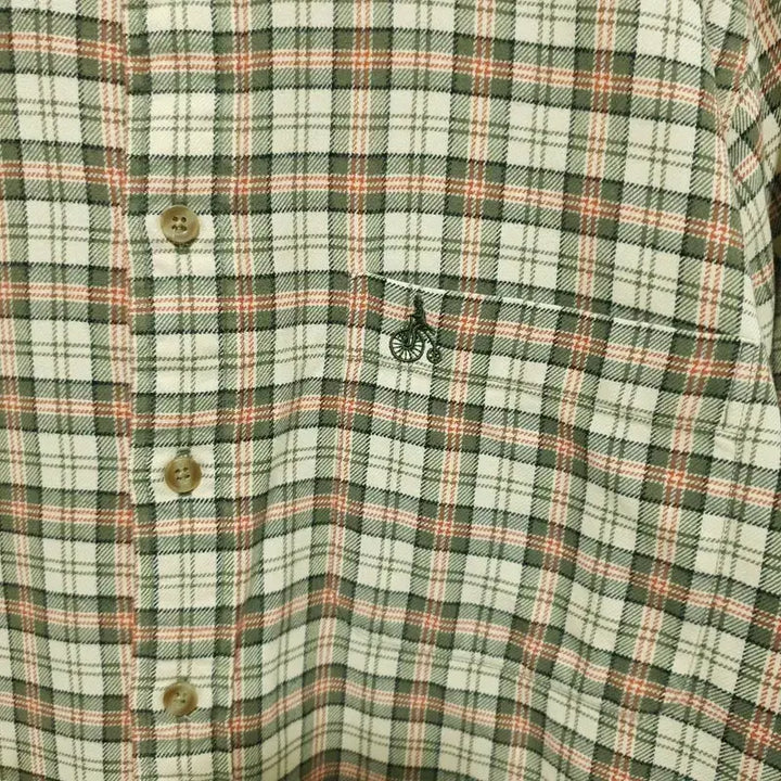 [BUNJANG] Beanpole Checkered Shirt 95 / 빈폴 체크 남방 95_i3768