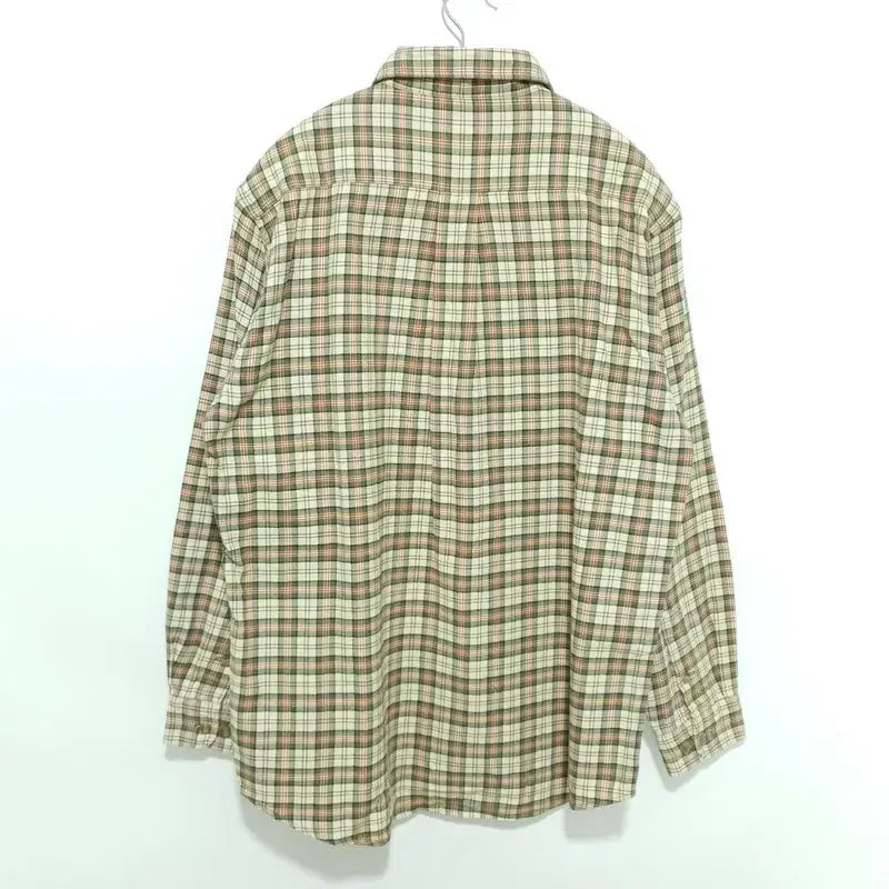 [BUNJANG] Beanpole Checkered Shirt 95 / 빈폴 체크 남방 95_i3768