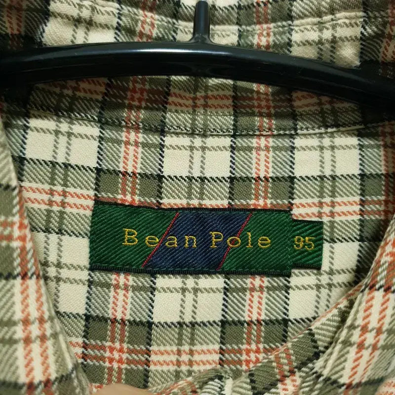 [BUNJANG] Beanpole Checkered Shirt 95 / 빈폴 체크 남방 95_i3768